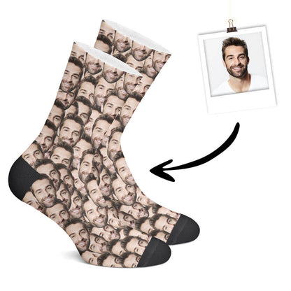 Custom 100 Face Socks-100