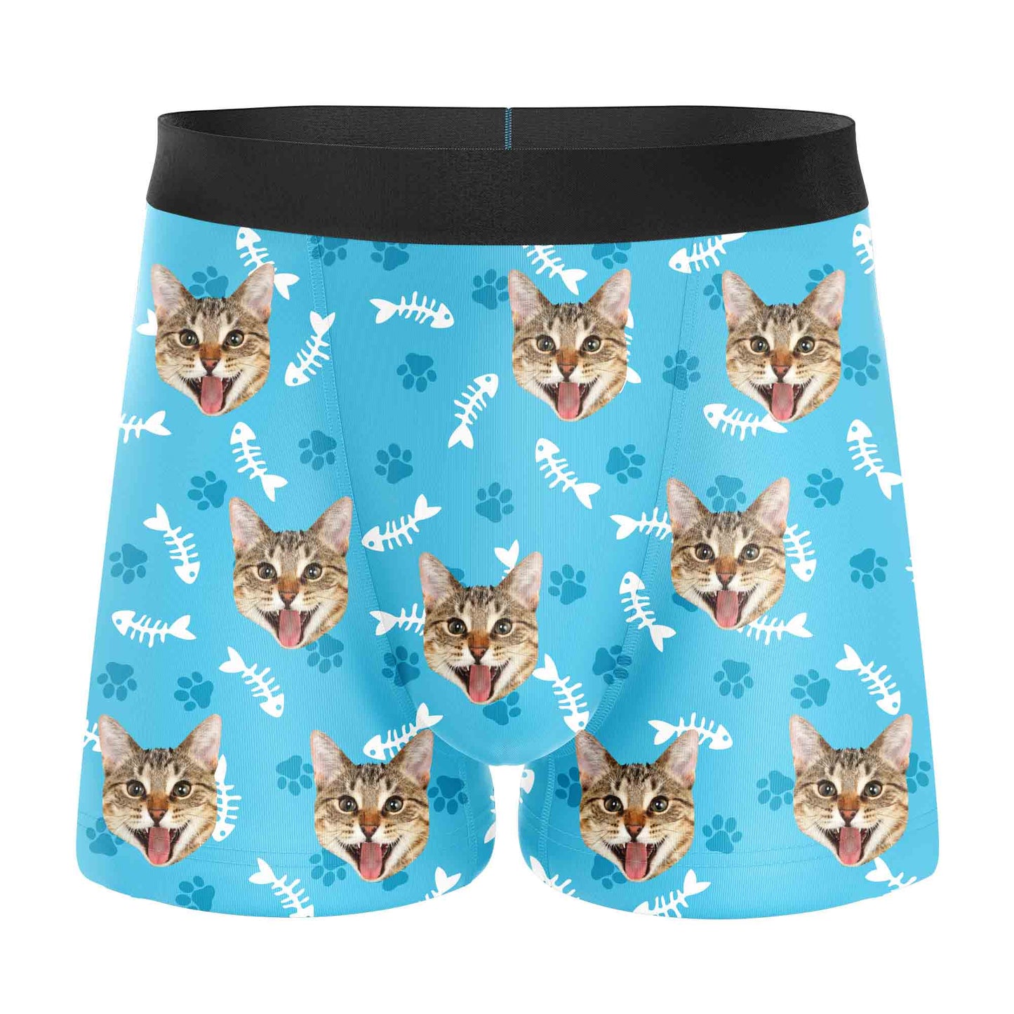 Your Cat on Custom Boxers - Personalized Boxers – Super Socks