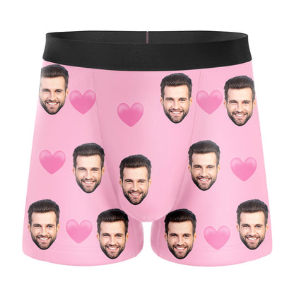 Custom Love Boxers-Pink